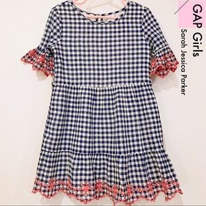 Gap Girls Sarah Jessica Parker Gingham Dress S
